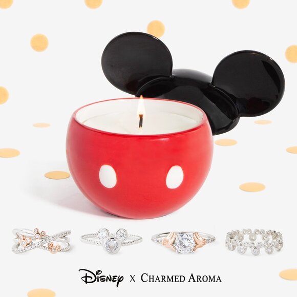 NEW Charmed Aroma Disney Mickey Mouse Candle size 6 - Picture 5 of 9